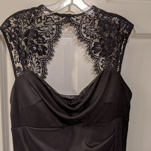 Black evening dress